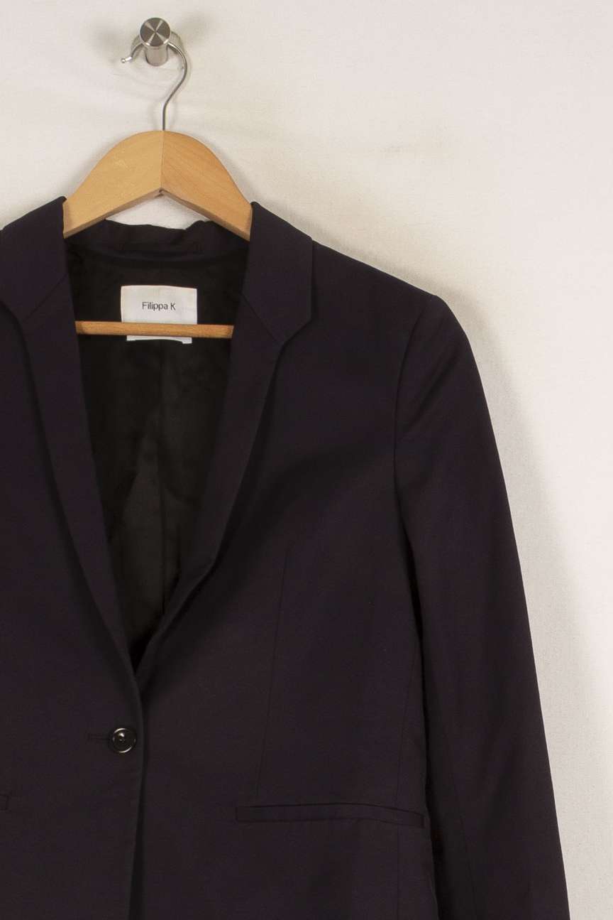 Veste bleue - Taille S/36 de la marque Filippa K | PARAD40630 - Vendu par Paradigme - Image 2
