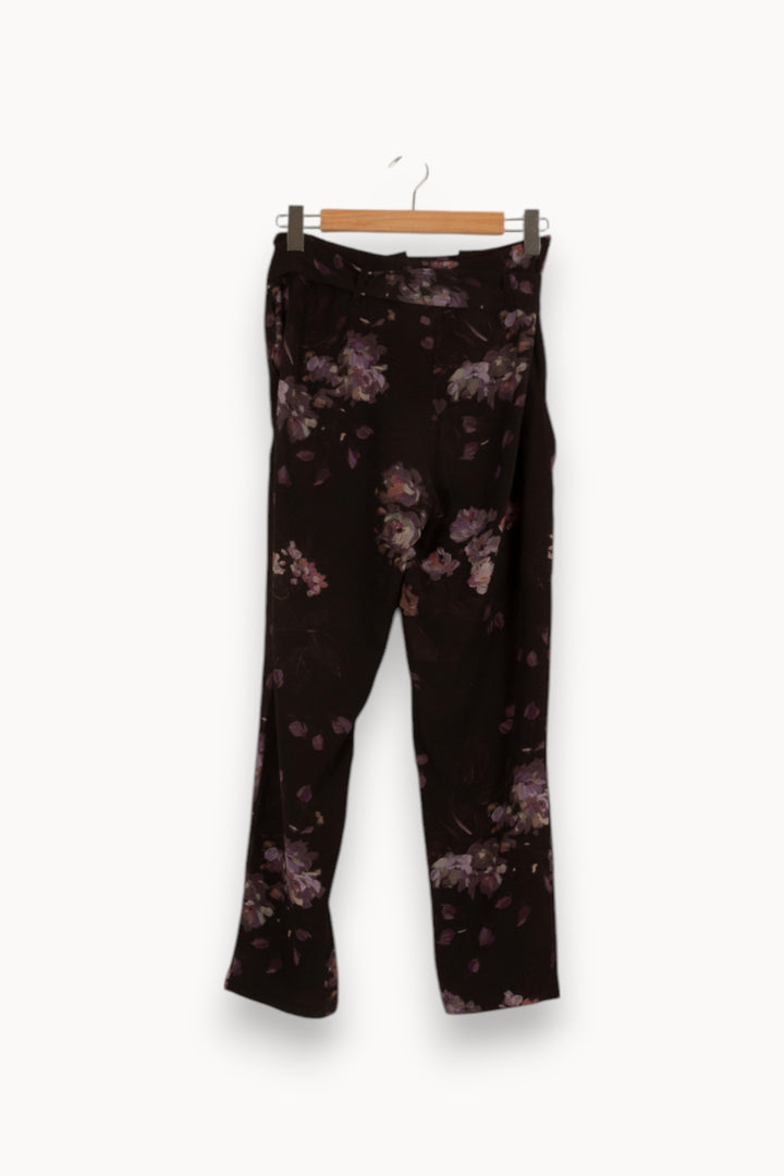 Pantalon noir à motif - Taille M/38 de la marque IKKS | PARAD40642 - Vendu par Paradigme - Image 3