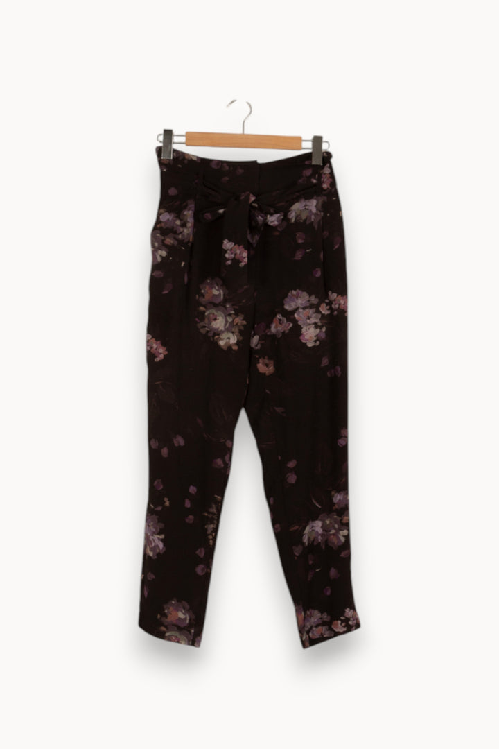 Pantalon noir à motif - Taille M/38 de la marque IKKS | PARAD40642 - Vendu par Paradigme - Image 1