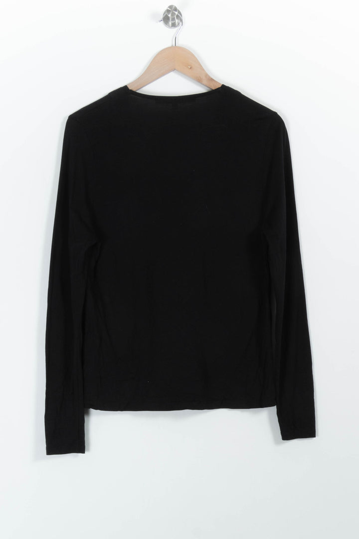 Blouse noire - Taille L/40 de la marque La Fée Maraboutée | PARAD40648 - Vendu par Paradigme - Image 4