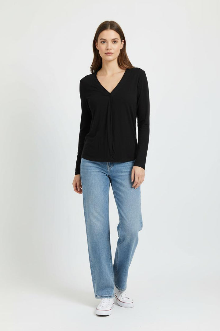 Blouse noire - Taille L/40 de la marque La Fée Maraboutée | PARAD40648 - Vendu par Paradigme - Image 1