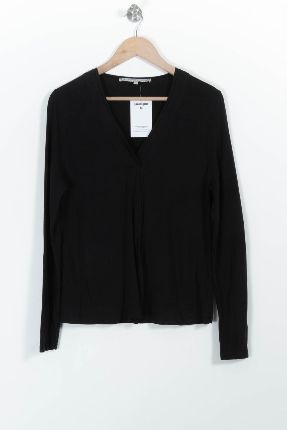 Blouse noire - Taille L/40 de la marque La Fée Maraboutée | PARAD40648 - Vendu par Paradigme - Image 2