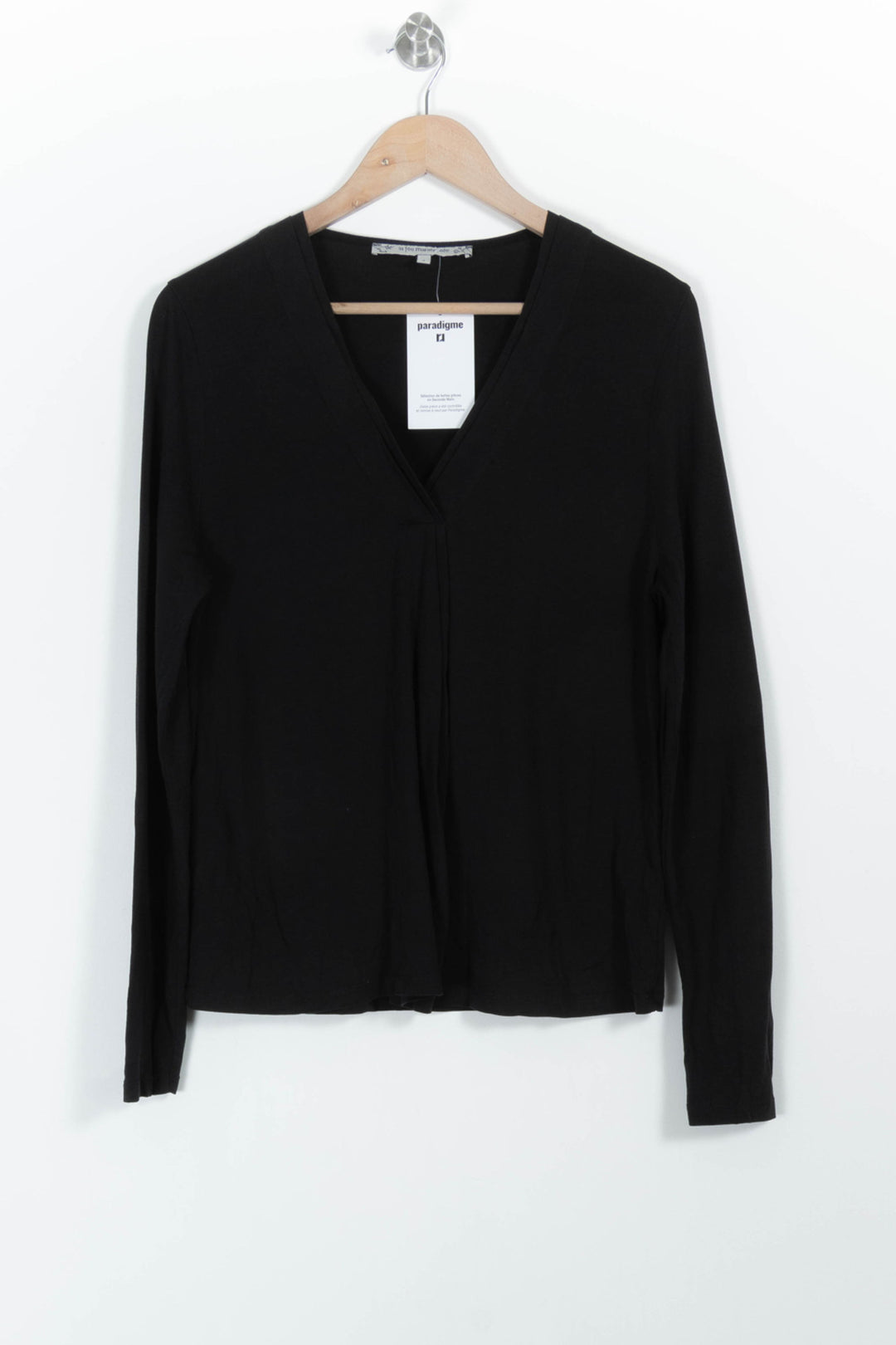 Blouse noire - Taille L/40 de la marque La Fée Maraboutée | PARAD40648 - Vendu par Paradigme - Image 2