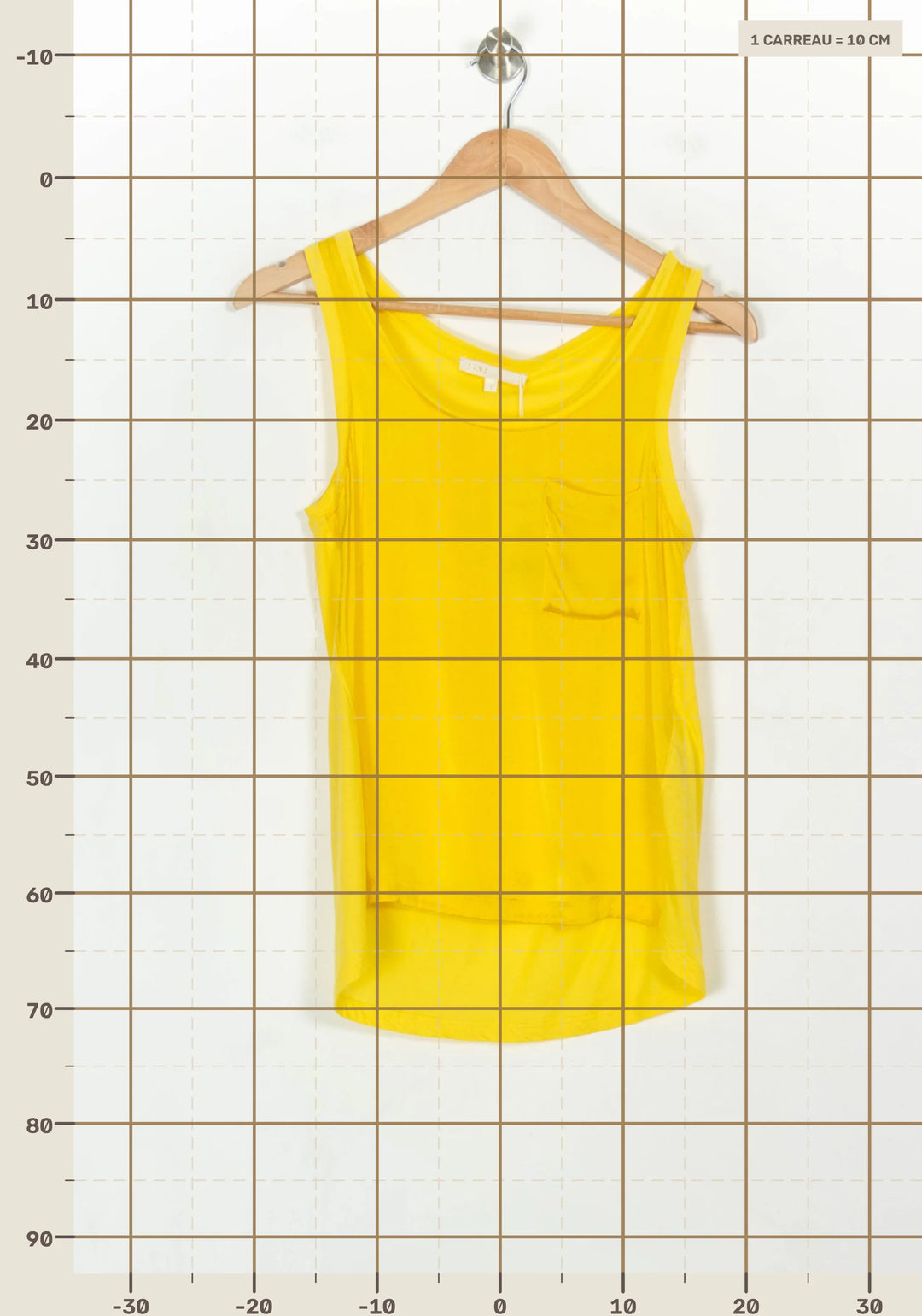 Top jaune - Taille S/36 de la marque Maje | PARAD40691 - Vendu par Paradigme - Image 4
