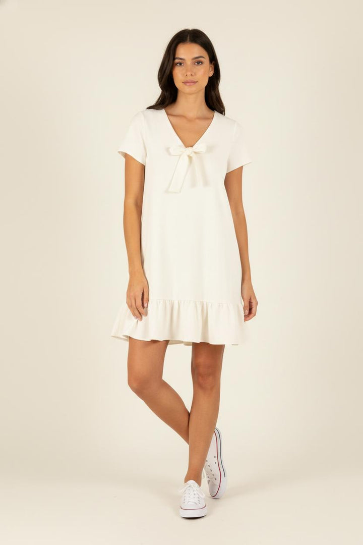Robe Courte Blanche - Taille S/36 de la marque Sézane | PARAD40715 - Vendu par Paradigme - Image 1