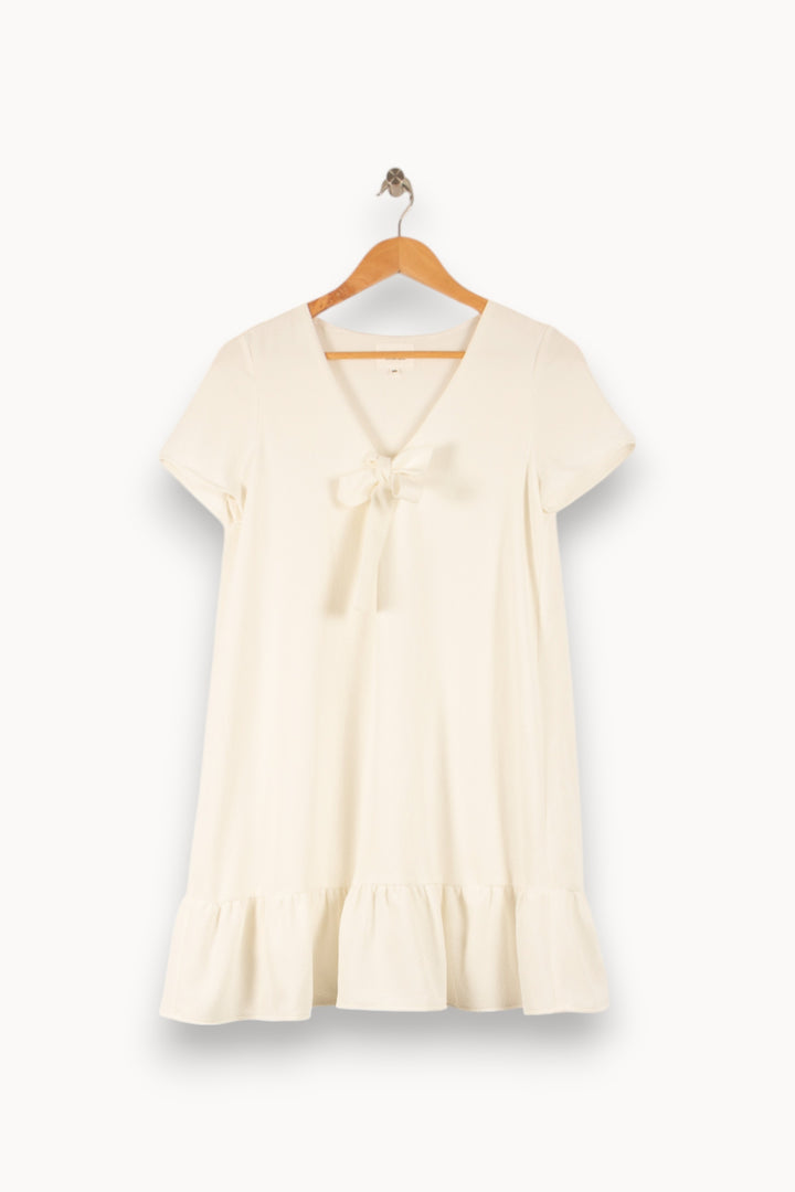 Robe Courte Blanche - Taille S/36 de la marque Sézane | PARAD40715 - Vendu par Paradigme - Image 2