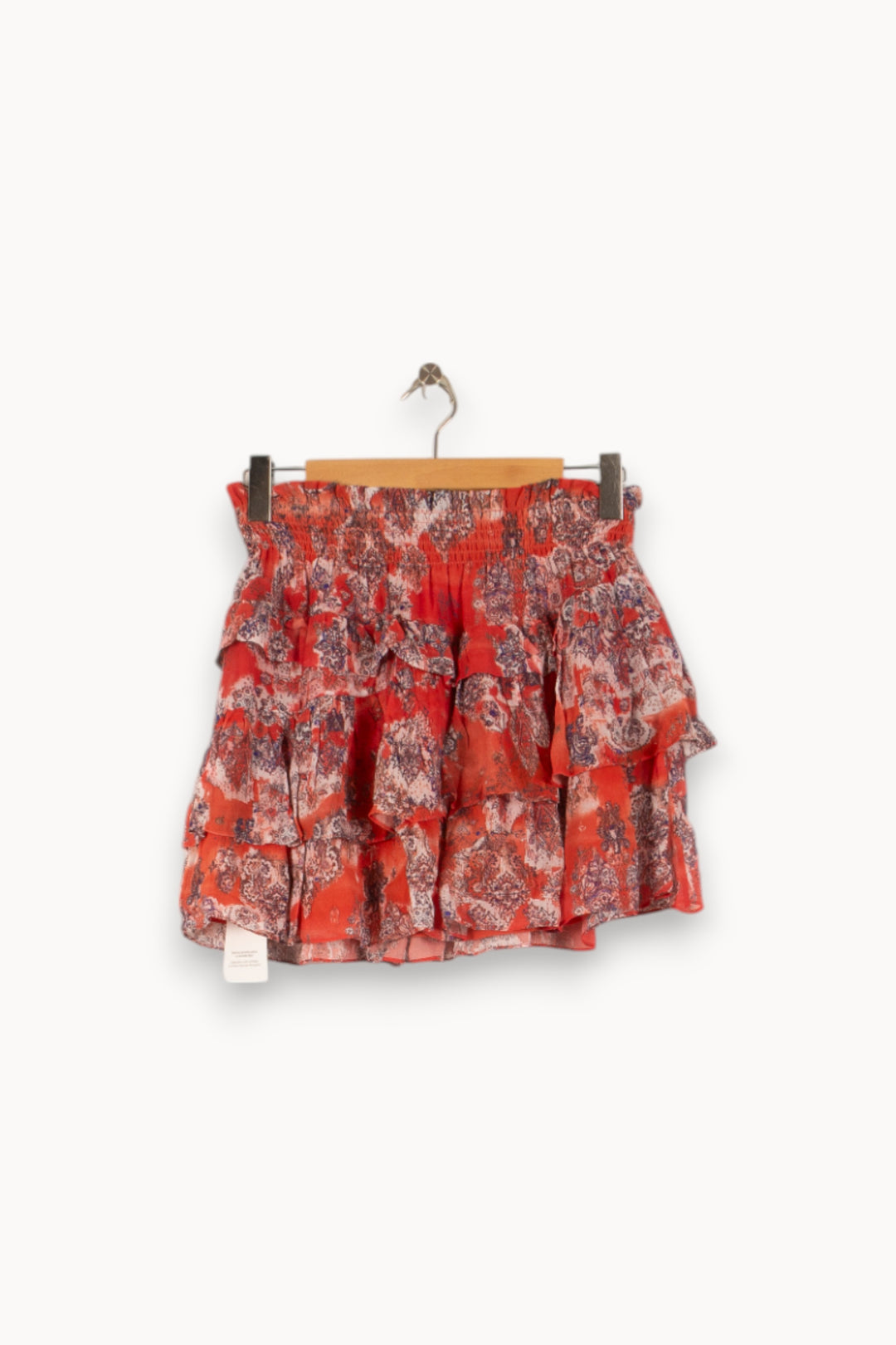 Jupe Volantée Rouge et Blanche - Taille M/38 de la marque IRO | PARAD40716 - Vendu par Paradigme - Image 4