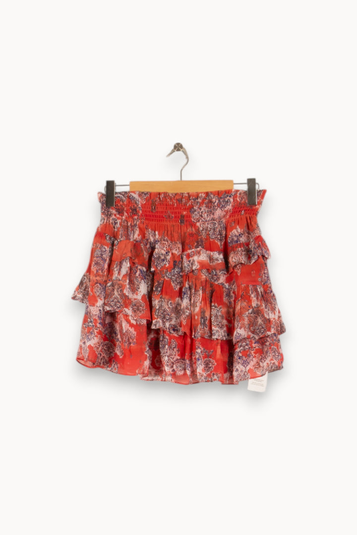 Jupe Volantée Rouge et Blanche - Taille M/38 de la marque IRO | PARAD40716 - Vendu par Paradigme - Image 2