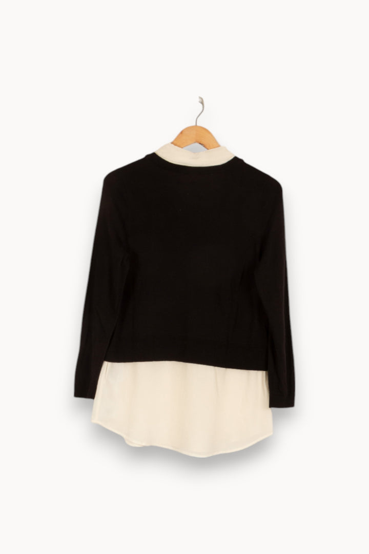 Pull Noir - Taille S/36 de la marque Claudie Pierlot | PARAD40730 - Vendu par Paradigme - Image 3