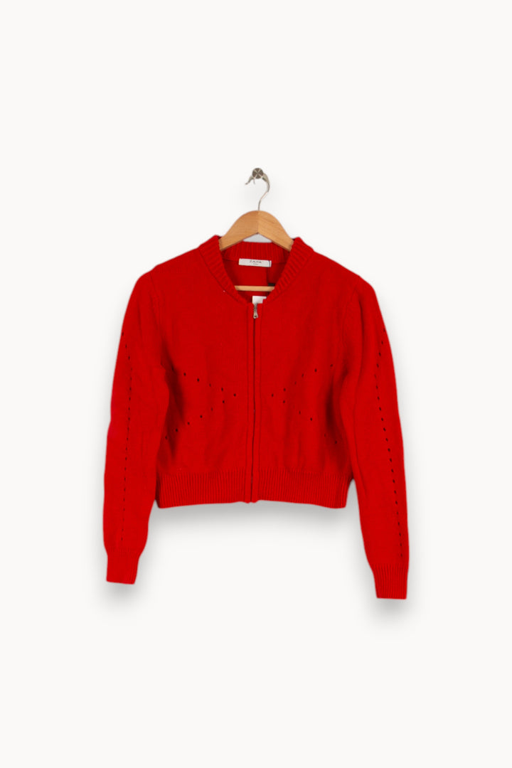Pull Rouge - Taille XS/34 de la marque ZAPA | PARAD40756 - Vendu par Paradigme - Image 1