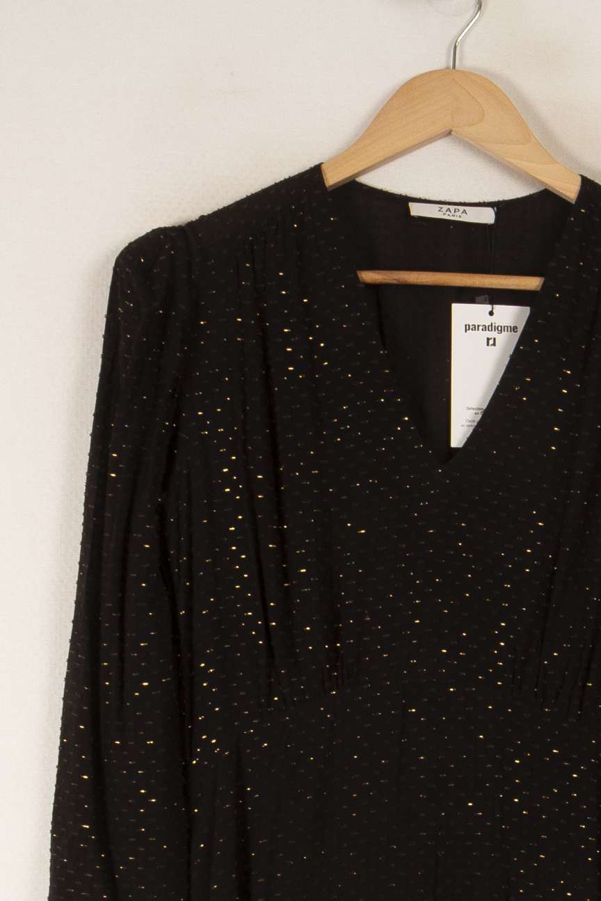 Robe noire - Taille S/36 de la marque ZAPA | PARAD40765 - Vendu par Paradigme - Image 2