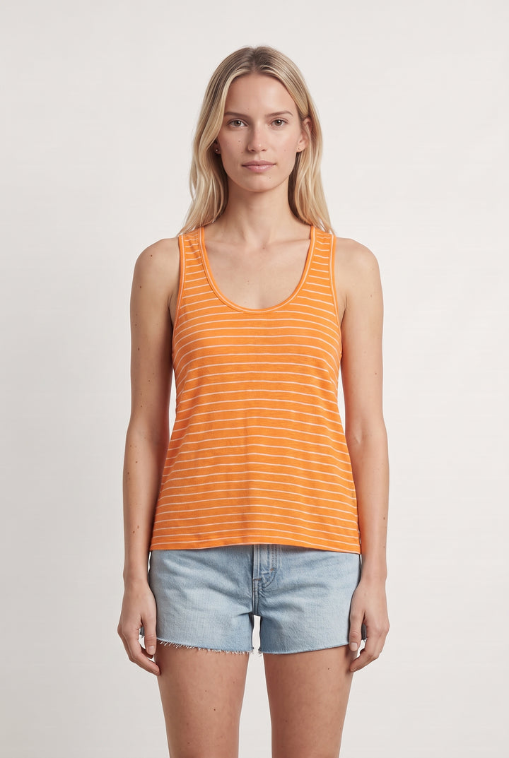 Débardeur orange rayé - Taille S/36 de la marque Isabel Marant étoile | PARAD40769 - Vendu par Paradigme - Image 1