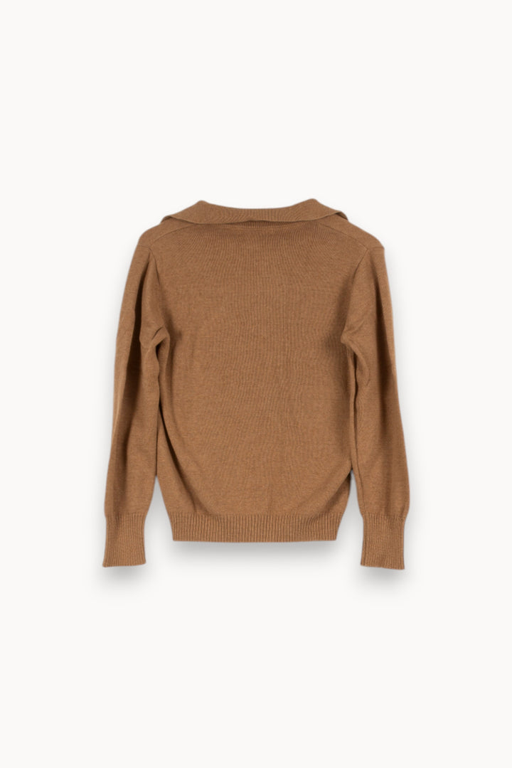 Pull beige - Taille L/40 de la marque Balzac Paris | PARAD40793 - Vendu par Paradigme - Image 3