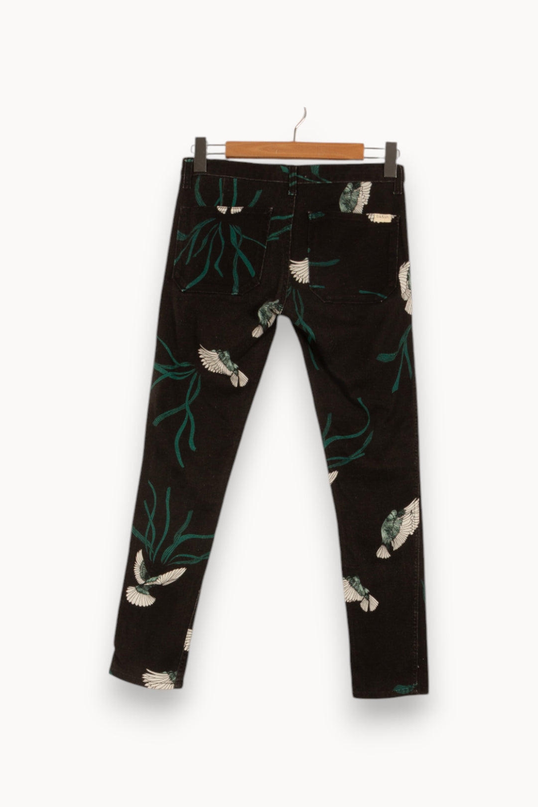 Pantalon noir à motif - Taille M/38 de la marque ba&sh | PARAD40817 - Vendu par Paradigme - Image 3