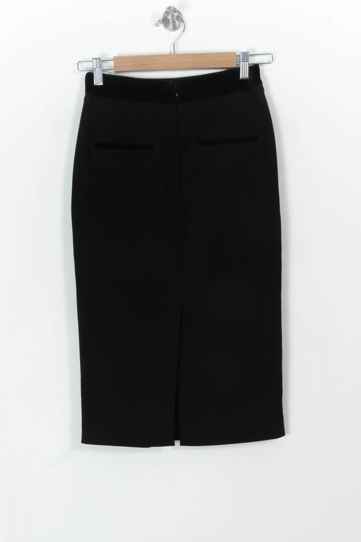 Jupe noire - Taille S/36 de la marque The Kooples | PARAD40818 - Vendu par Paradigme - Image 4