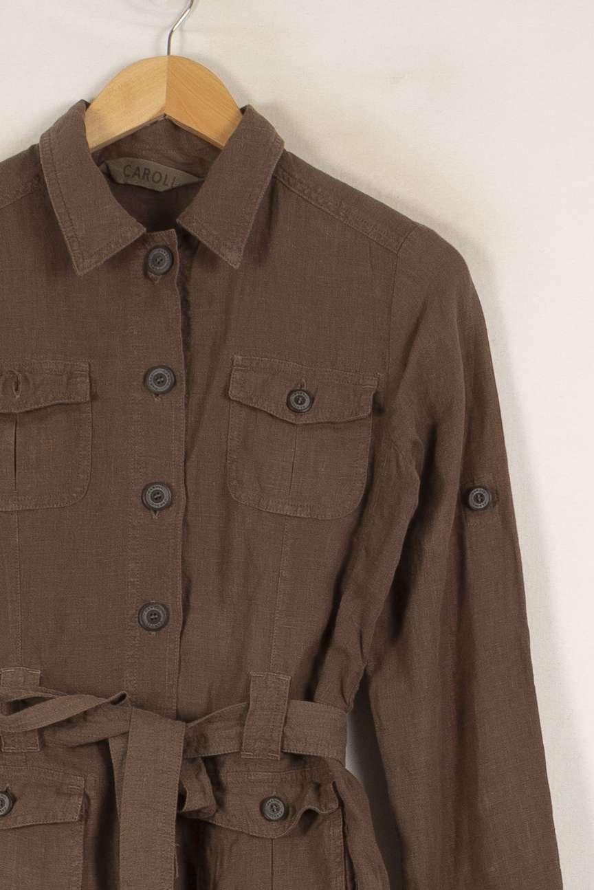 Veste marron neuve taille 44 marque Momu Veste marron neuve taille 44 marque Momu
