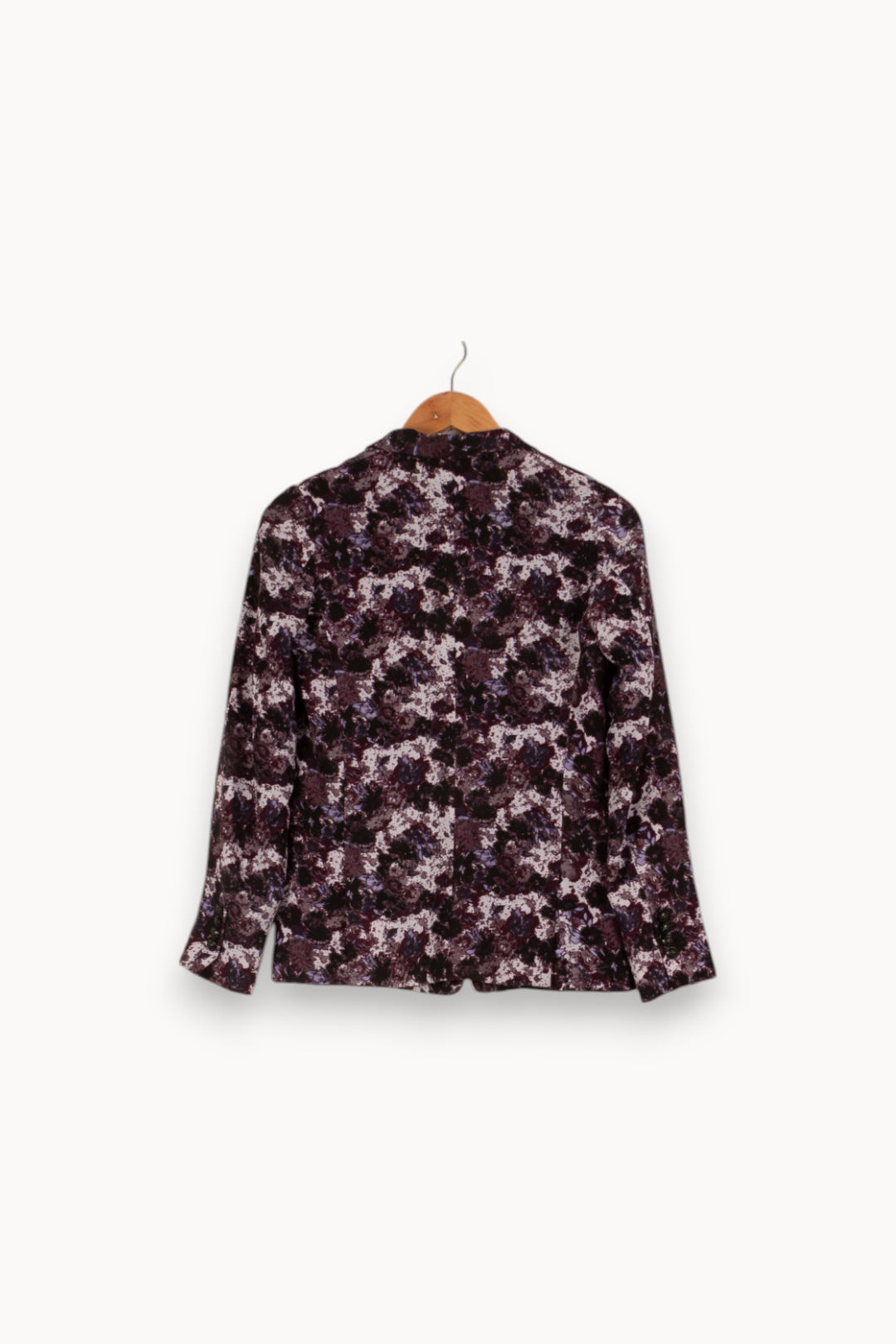 Veste violette à motif - Taille XS/34 de la marque The Kooples | PARAD40851 - Vendu par Paradigme - Image 3