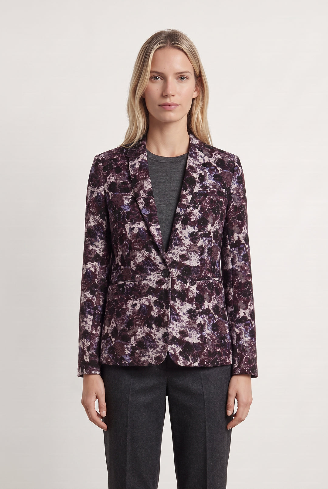 Veste violette à motif - Taille XS/34