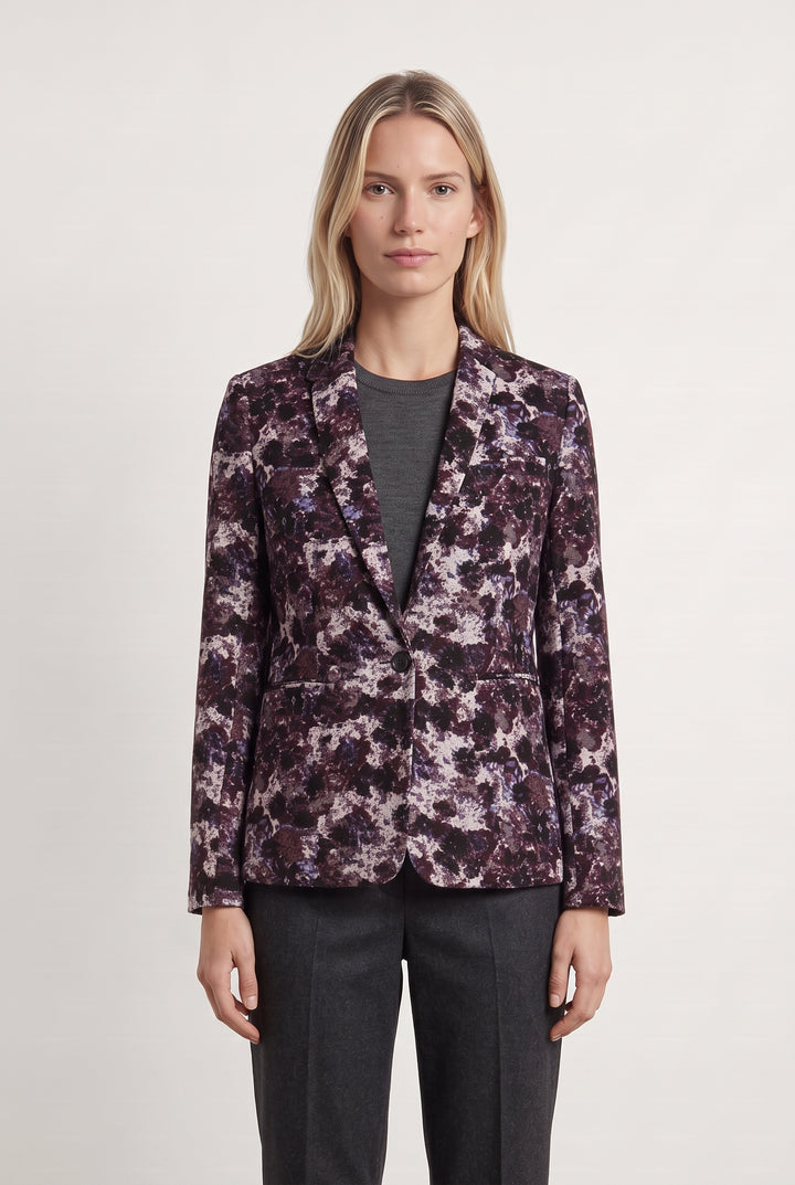 Veste violette à motif - Taille XS/34