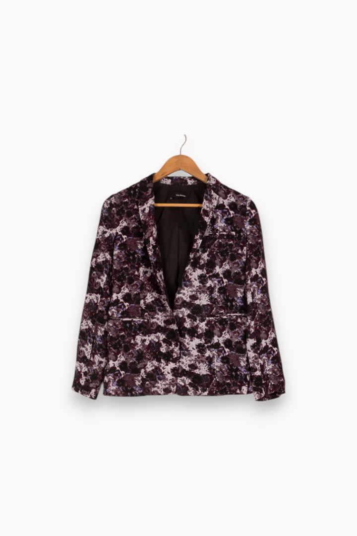 Veste violette à motif - Taille XS/34 de la marque The Kooples | PARAD40851 - Vendu par Paradigme - Image 1