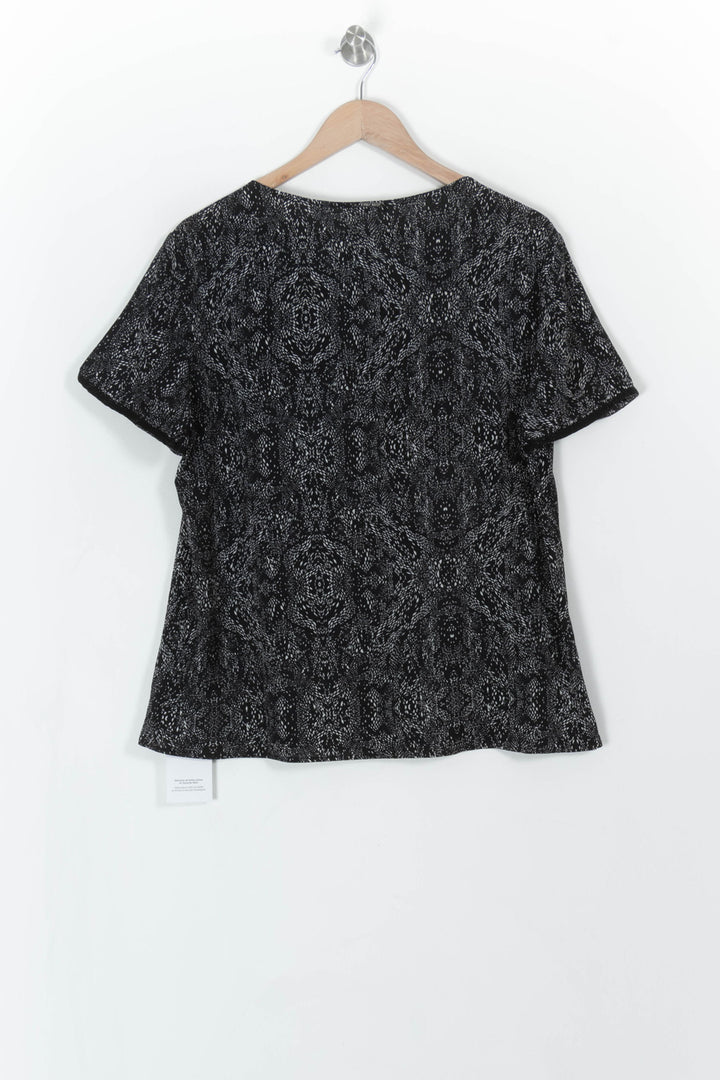 Top noir à motif - Taille XXL/44 de la marque One Step | PARAD40856 - Vendu par Paradigme - Image 4