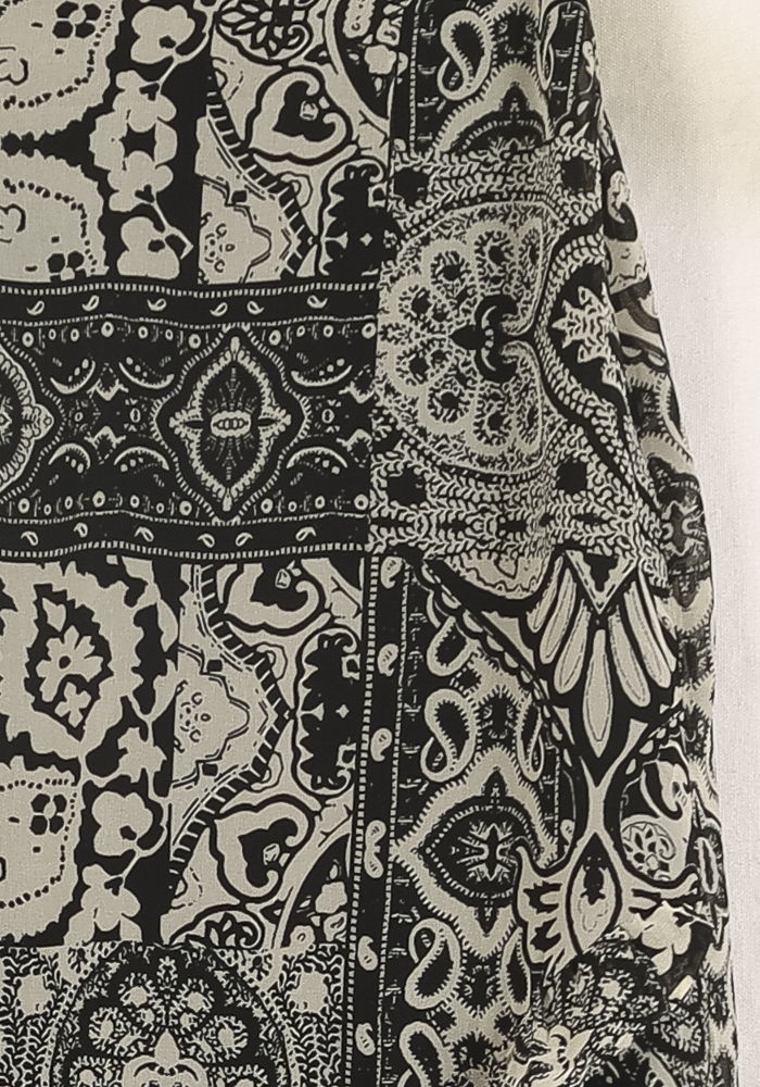 Jupe longue noire et blanche - Taille M/38 de la marque IKKS | PARAD40866 - Vendu par Paradigme - Image 3