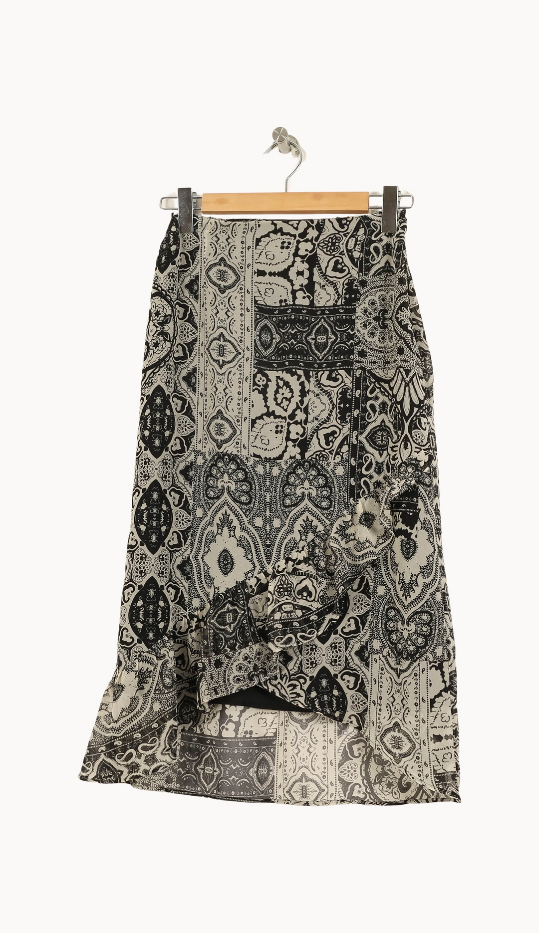 Jupe longue noire et blanche - Taille M/38 de la marque IKKS | PARAD40866 - Vendu par Paradigme - Image 2
