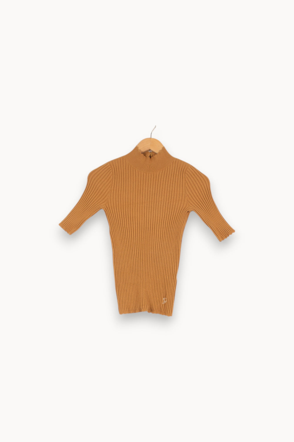 Pull côtelé beige - Taille XS/34 de la marque Petite Mendigote | PARAD40878 - Vendu par Paradigme - Image 1