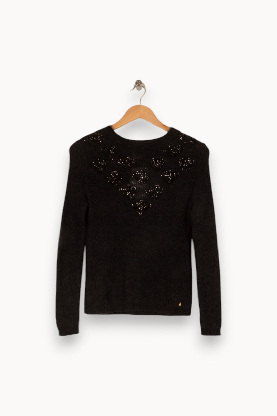 Pull gris/noir - Taille XS/34 de la marque Des petits hauts | PARAD40903 - Vendu par Paradigme - Image 1