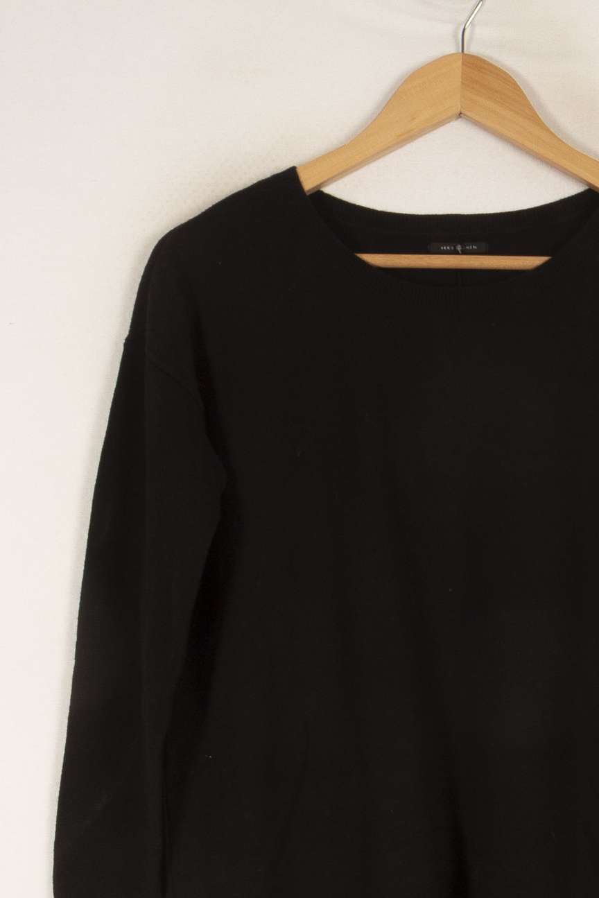Pull noir - Taille XS/34 de la marque IKKS | PARAD40912 - Vendu par Paradigme - Image 2