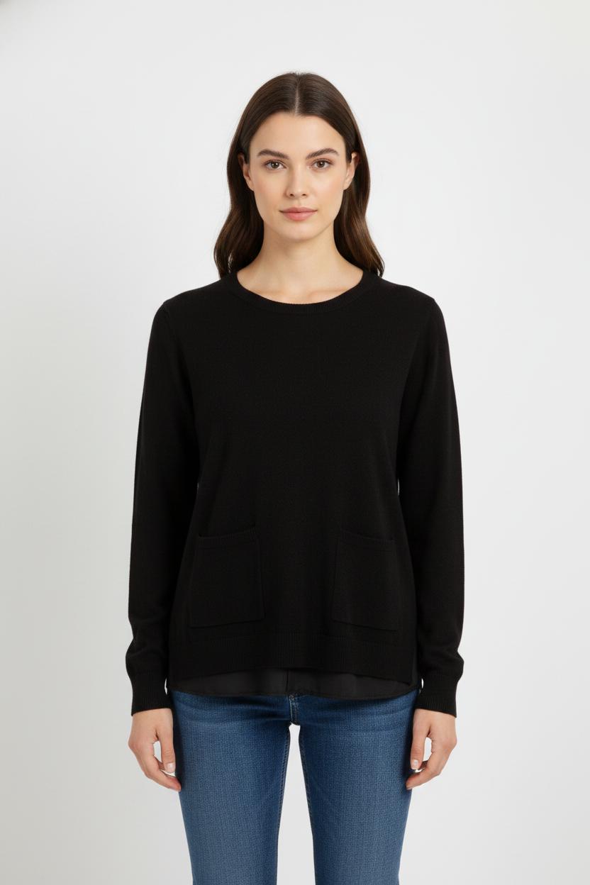 Pull noir - Taille XS/34