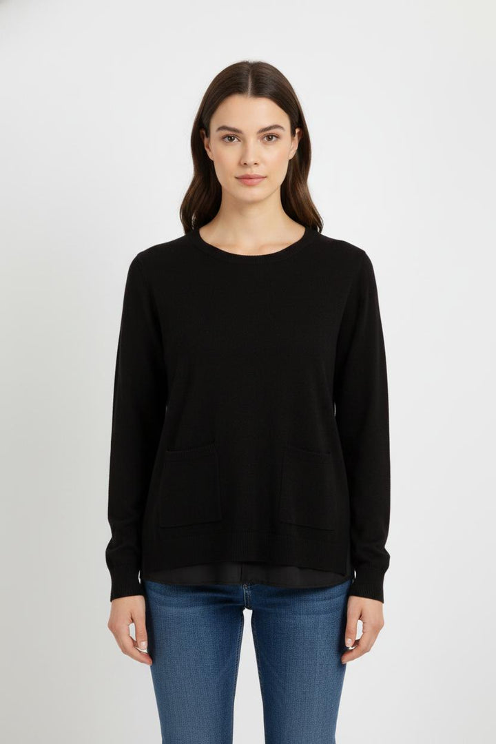 Pull noir - Taille XS/34