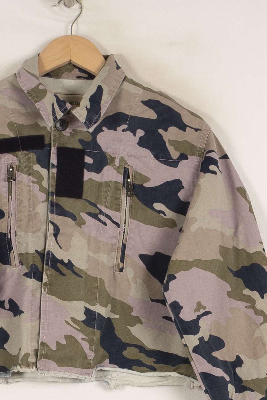 Veste militaire violette - Taille M/38 de la marque Zadig&Voltaire | PARAD40931 - Vendu par Paradigme - Image 2