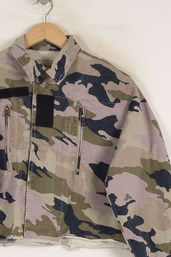 Veste militaire violette - Taille M/38 de la marque Zadig&Voltaire | PARAD40931 - Vendu par Paradigme - Image 2