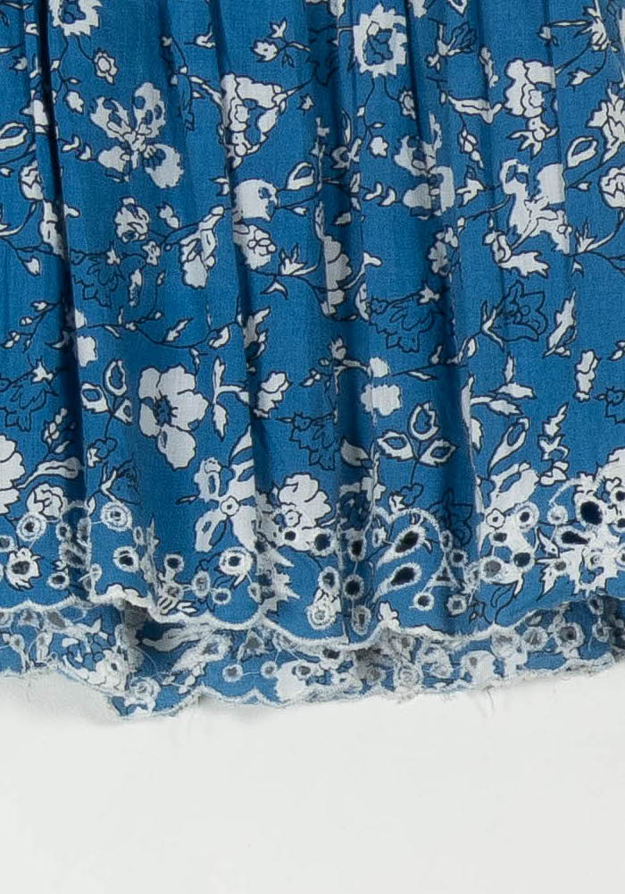 Jupe bleue à motifs - Taille M/38 de la marque Bérénice | PARAD40959 - Vendu par Paradigme - Image 3