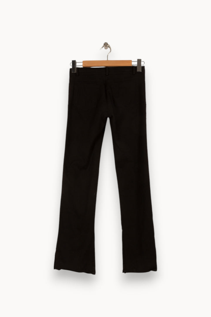 Pantalon noir avec broderies - Taille S/36 de la marque Sandro | PARAD40971 - Vendu par Paradigme - Image 3