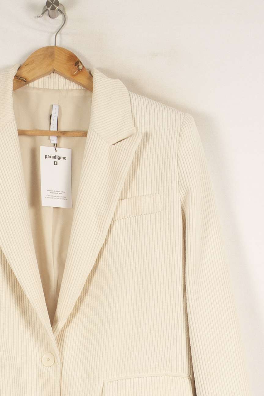 Veste blanche côtelée - Taille S/36 de la marque Imperial | PARAD41017 - Vendu par Paradigme - Image 2