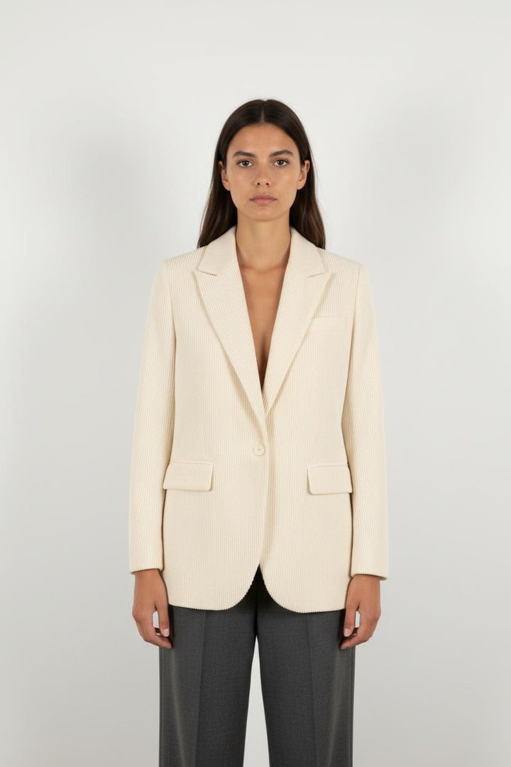 Veste blanche côtelée - Taille S/36