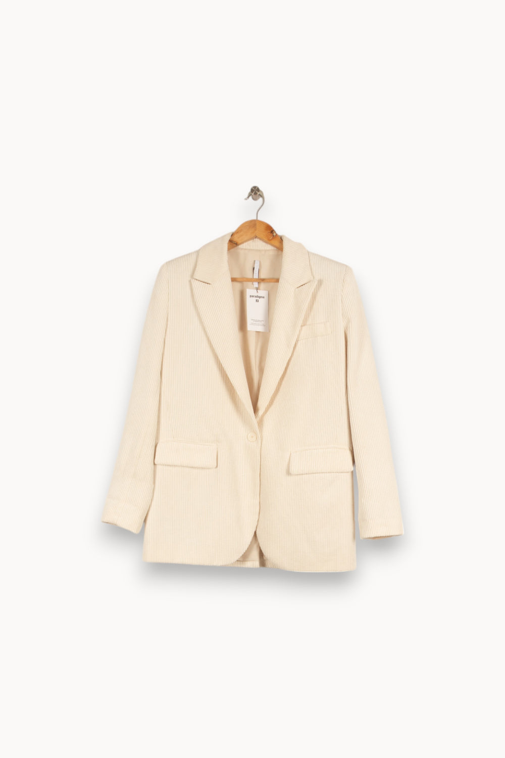 Veste blanche côtelée - Taille S/36 de la marque Imperial | PARAD41017 - Vendu par Paradigme - Image 1