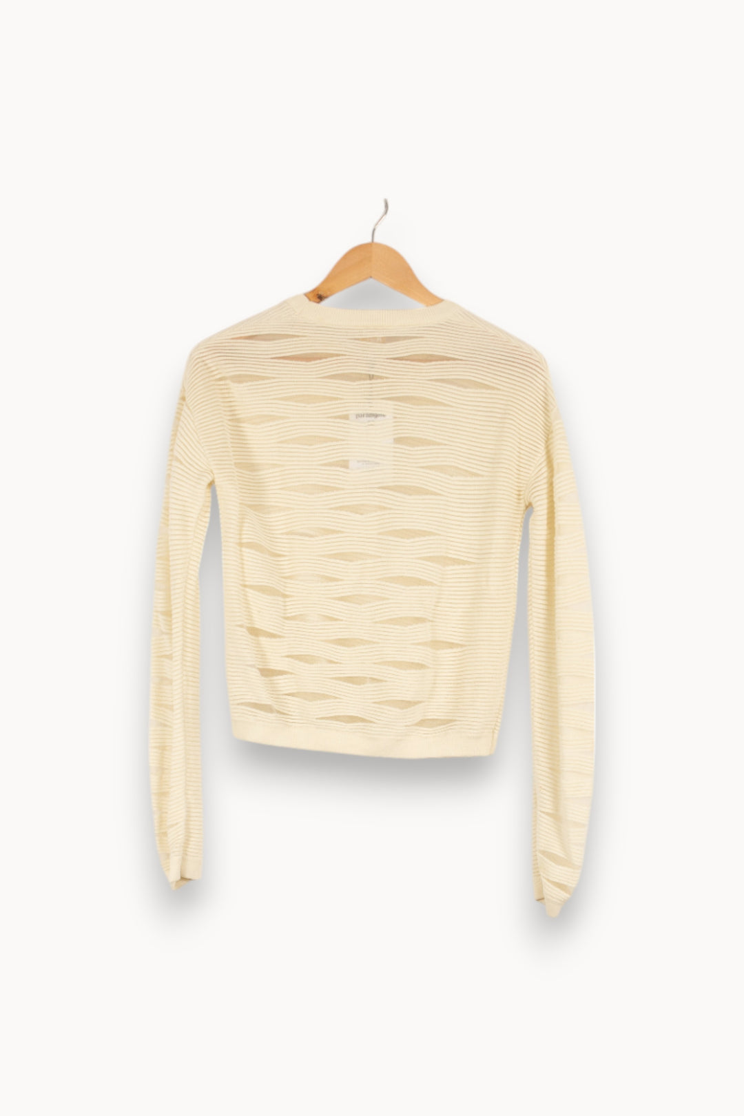 Pull beige rayé - Taille XS/34 de la marque Karl Marc John | PARAD41038 - Vendu par Paradigme - Image 3