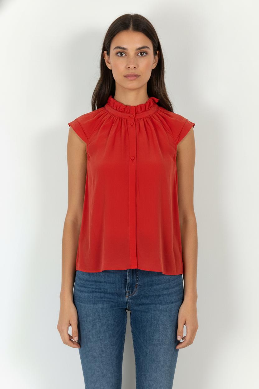 Blouse rouge - Taille S/36