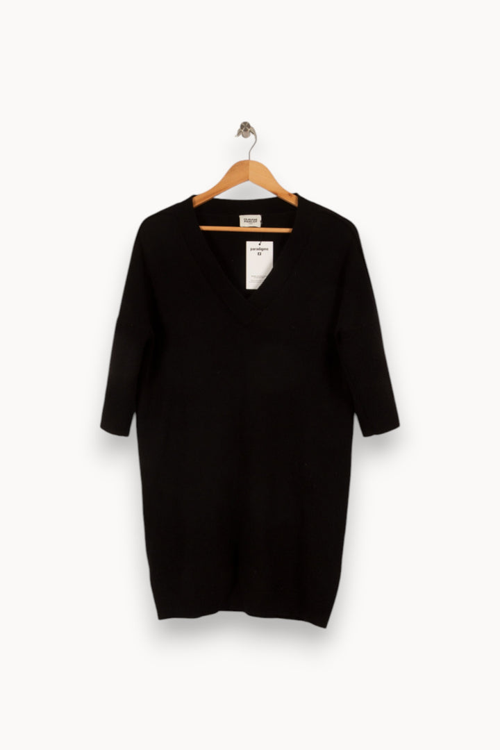 Robe pull noire - Taille S/36 de la marque Claudie Pierlot | PARAD41064 - Vendu par Paradigme - Image 1