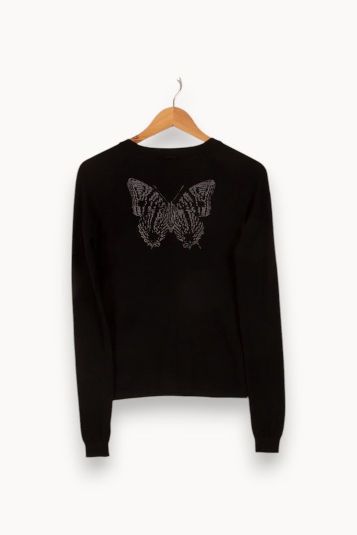 Cardigan noir - Taille M/38 de la marque One Step | PARAD41065 - Vendu par Paradigme - Image 3