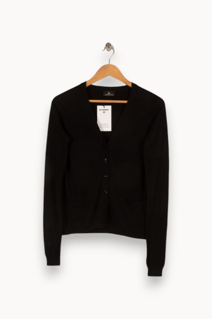 Cardigan noir - Taille M/38 de la marque One Step | PARAD41065 - Vendu par Paradigme - Image 1