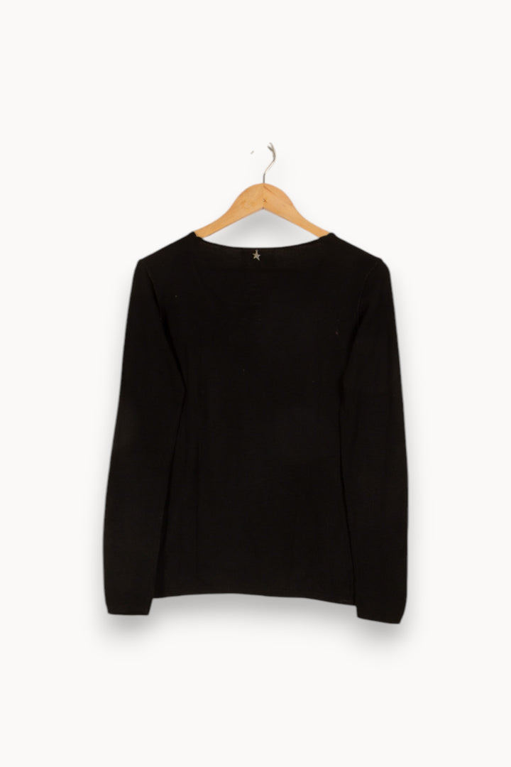 Pull noir - Taille S/36 de la marque Sud express | PARAD41067 - Vendu par Paradigme - Image 3