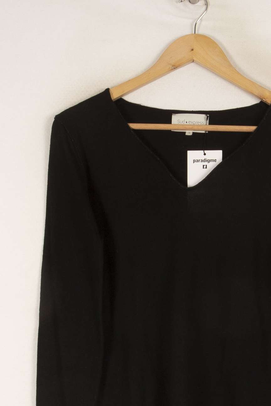 Pull noir - Taille S/36 de la marque Sud express | PARAD41067 - Vendu par Paradigme - Image 2