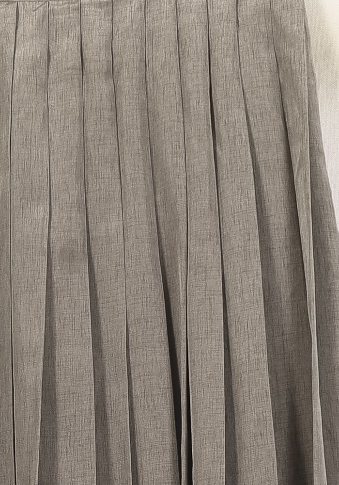 Jupe plissée grise - Taille L/40 de la marque Gerard Darel | PARAD41070 - Vendu par Paradigme - Image 3