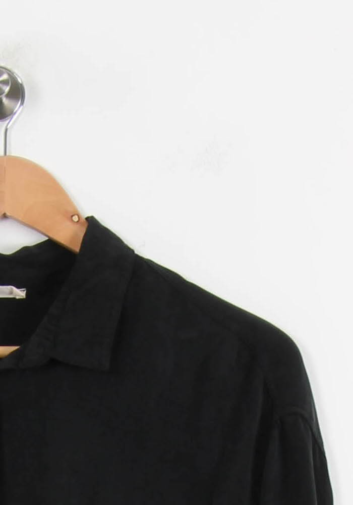 Chemise noire - Taille L/40 de la marque American Vintage | PARAD41072 - Vendu par Paradigme - Image 3