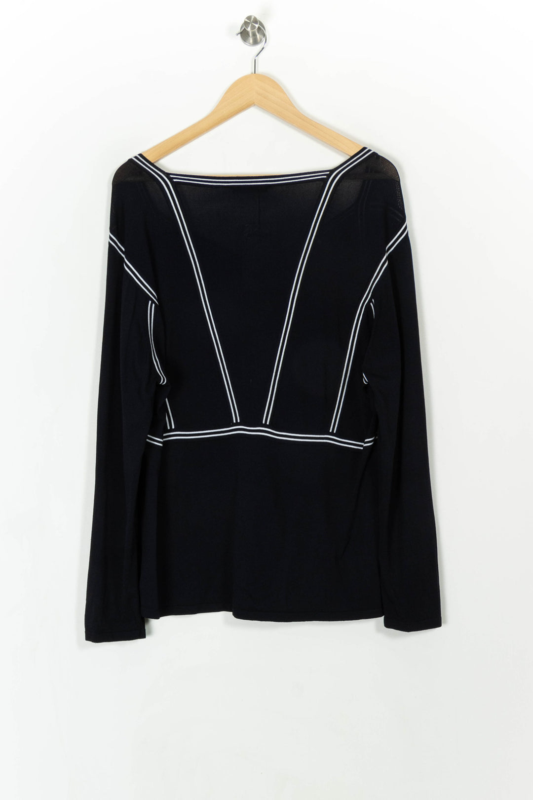 Blouse bleue - Taille L/40 de la marque Marina Rinaldi | PARAD41074 - Vendu par Paradigme - Image 4