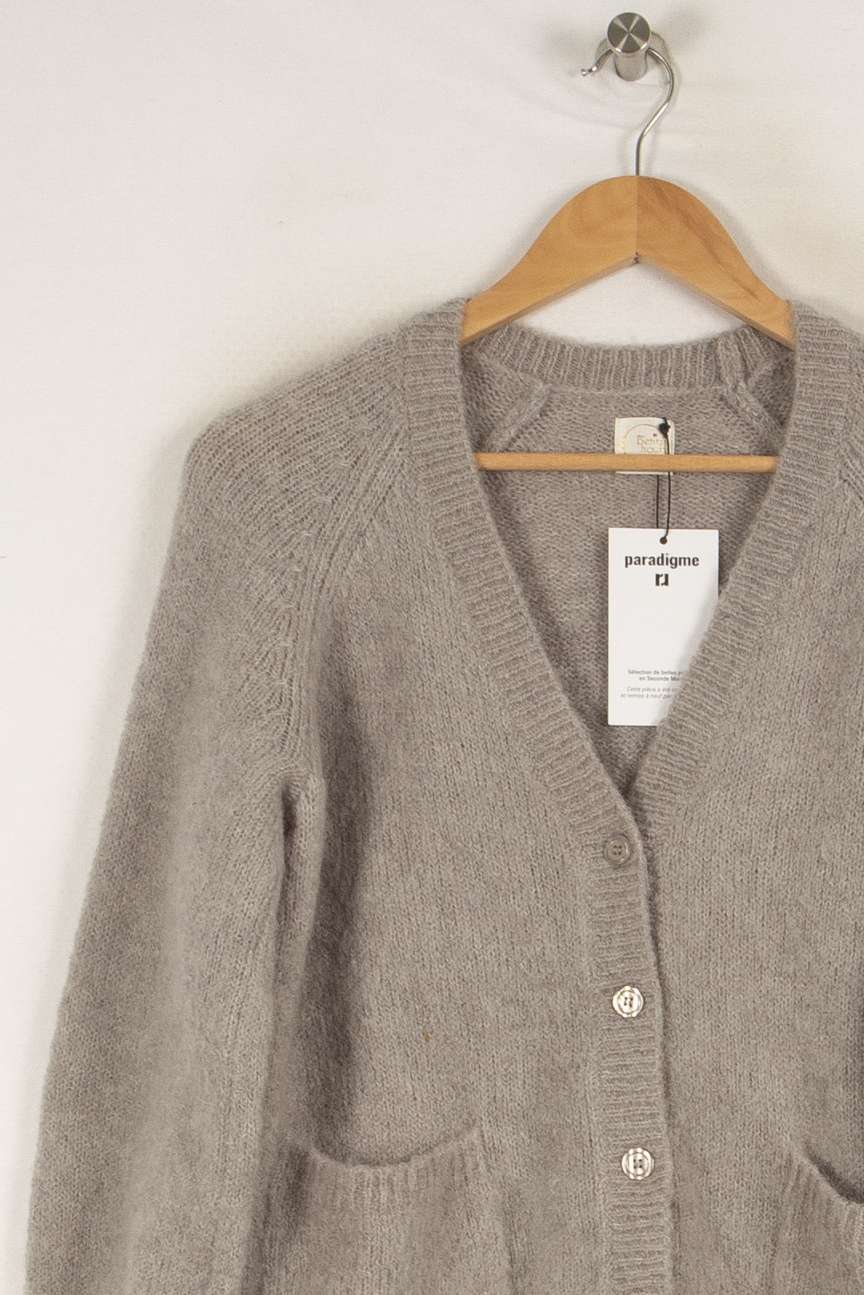 Cardigan gris - Taille XS/34 de la marque Des petits hauts | PARAD41075 - Vendu par Paradigme - Image 2